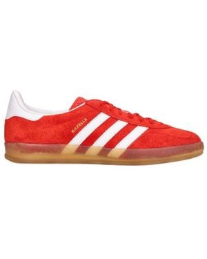 adidas Originals Laceup Spliced Lowtop Shoes - Red
