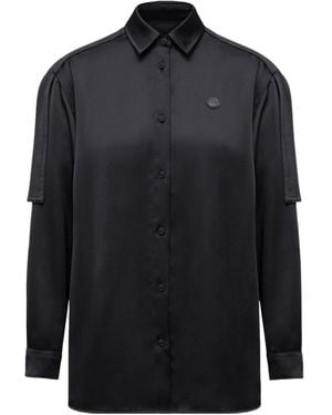 Moncler X Edward Enninful Button-Up Shirt - Blue