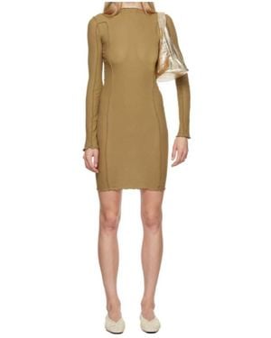 Baserange Long Sleeve Dress - Natural
