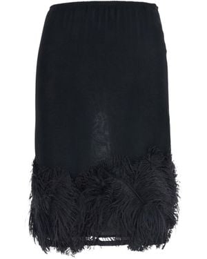 Semicouture Lace Skirt - Black