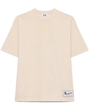 Gcds Logo-Patch T-Shirt - White