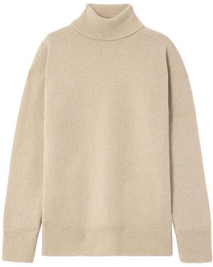 The Row High-Neck Jumper - Natural