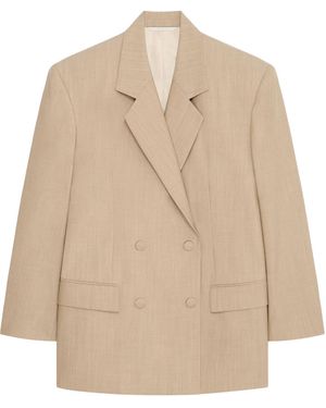 Givenchy Double Breasted Jacket - Natural