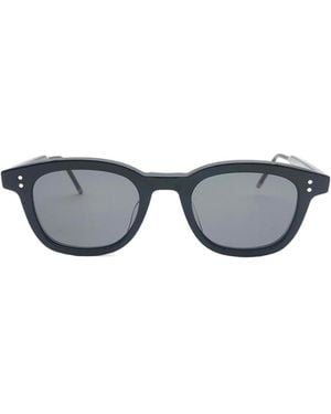 Thom Browne Eyewear Rectangle Frame Sunglasses - White