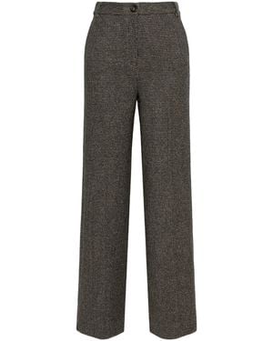 Weekend by Maxmara Micro Jacquard Jersey Pants - Gray