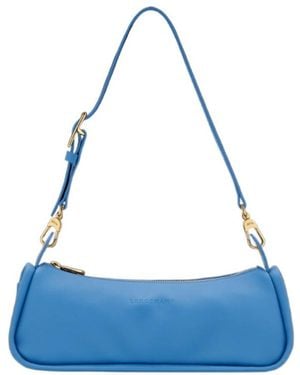 Longchamp Looong M Shoulder Bag - Blue