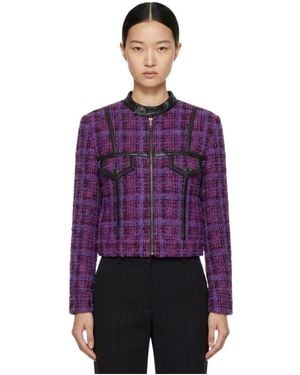 Marissa Chiara Zip-Up Jacket - Purple