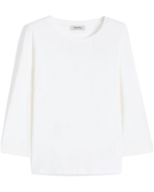 Max Mara Long Sleeve T-Shirt - White