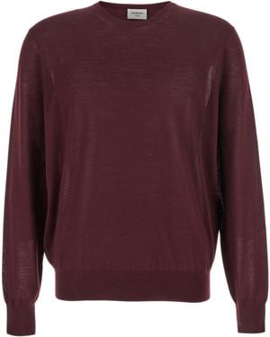 Saint Laurent Wool Sweater - Purple