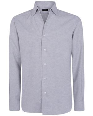 Barba Napoli Long-Sleeved Shirt - Blue