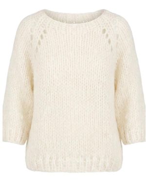 Dondup Open-Knit Sweater - Natural