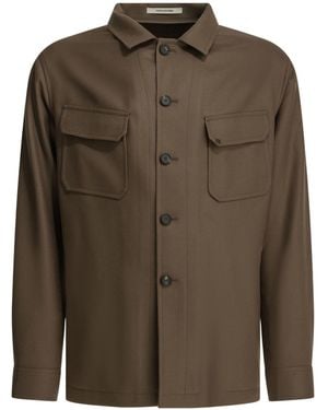 Tagliatore 'Tempest' Overshirt Jacket - Green