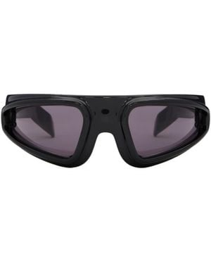 Rick Owens Biker-Frame Sunglasses - White