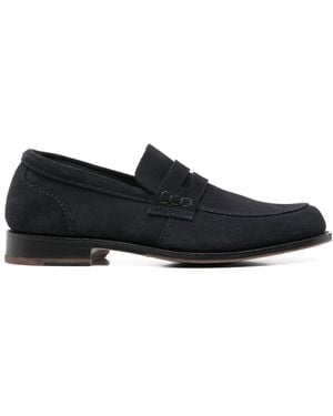 Tricker's Suede Loafers - Black