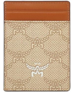 MCM Himmel Lauretos Card Holder - Natural