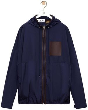 Loewe Hooded Jacket - Blue