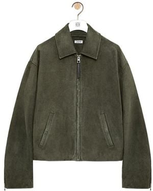 Loewe Zip-Up Jacket - Green