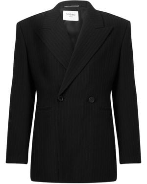 Saint Laurent Versatile Coat - Black