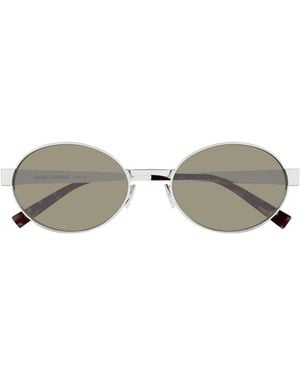 Saint Laurent Full-Frame Sunglasses - Metallic