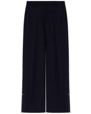Zadig & Voltaire Stud-Detailing Trousers - Blue
