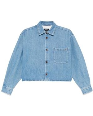 A.P.C. Samantha Buttoned Shirt - Blue