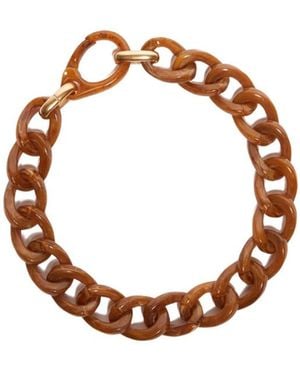 Max Mara Thick Chain Necklace - Metallic