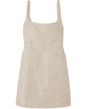 Emilia Wickstead Metallic A-Line Dress - Natural