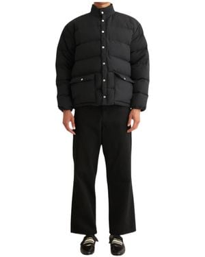 Bode Burlington Long-Sleeved Down Jacket - Black