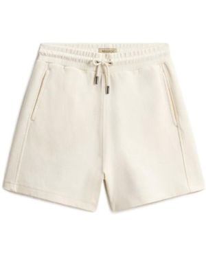 Woolrich Interlock Drawstring-Elasticated Shorts - Natural