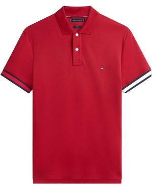 Tommy Hilfiger Shortsleeve Polo Shirt - Red