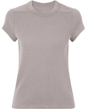 Rick Owens Crew-Neck Short-Sleeve T-Shirt - Gray