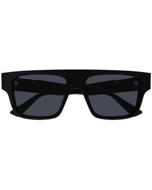 Gucci Eyewear Rectangular Frame Sunglasses - Black