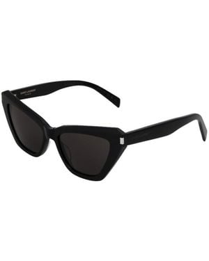 Saint Laurent Ultra Cat-Eye Sunglasses - White