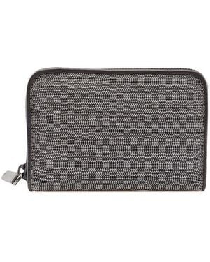 Brunello Cucinelli Metallic Purse - Grey