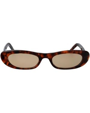 Saint Laurent Cat-Eye Frame Sunglasses - White