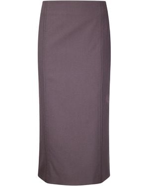 MM6 by Maison Margiela Midi Skirt - Purple