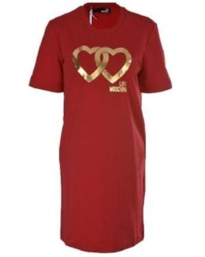 Moschino A Printed Dress - Red