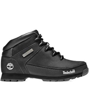 Timberland Front Lace-Up Boots - Black