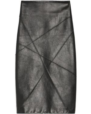 Sportmax Paneled Midi Skirt - Gray