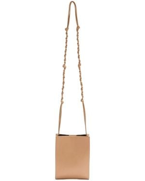 Jil Sander Small Tangle Cross Body Bag - White