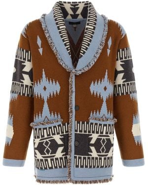 Alanui Icon Fringed Jacquard Cardigan - Multicolour