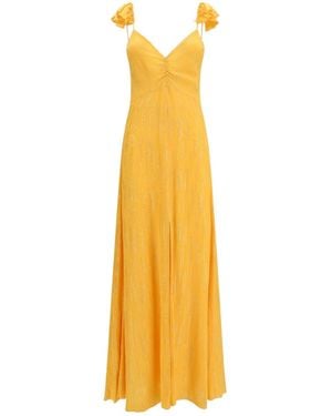 forte_forte Ruffled Dress - Metallic