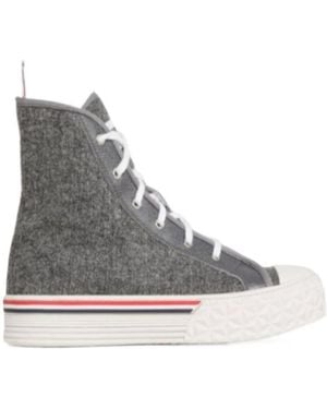 Thom Browne Collegiate High-Top Trainers - Grey
