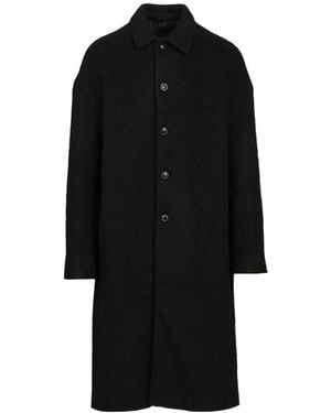 Rick Owens Brad Knee-Length Coat - Black