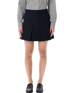 A.P.C. Pleated Mini Skirt - Black
