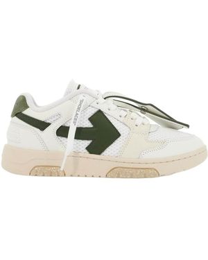 Off-White c/o Virgil Abloh Out Of Office Lace-Up Trainers - White