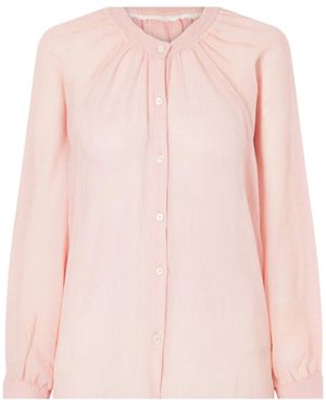 lemlem Solid Cotton Shirt - Pink