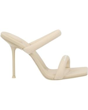 Alexander Wang Julie Padded Heeled Sandals - White