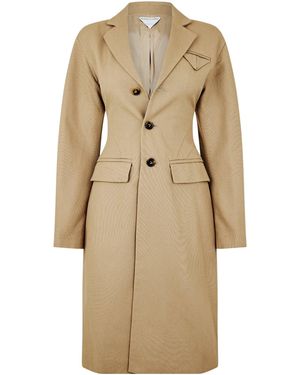 Bottega Veneta Simple Coat - Natural