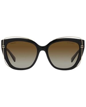 Tiffany & Co. Geometric Frame Sunglasses - Metallic